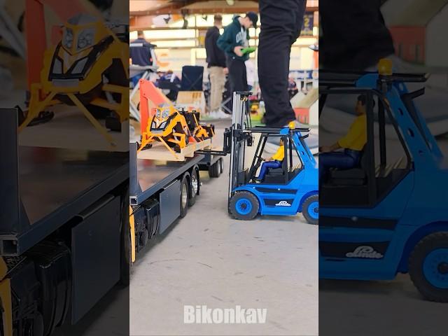 LINDE 3D printed RC Forklift - Modell Truck Nord 2025 #Robbe #bikonkav #rcmodel