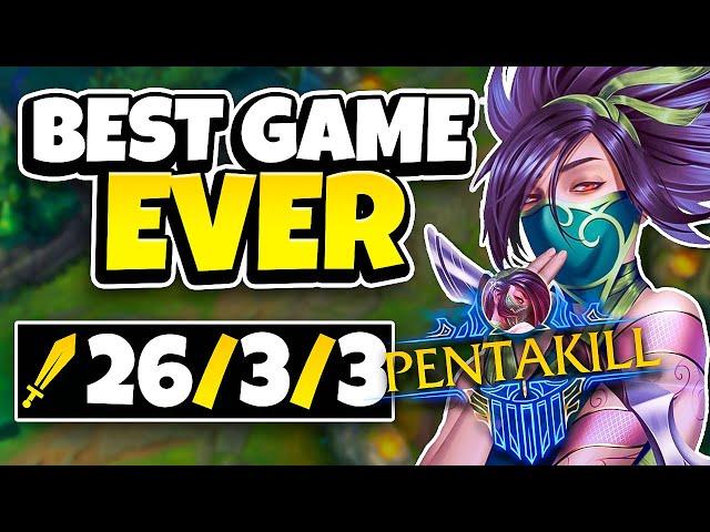 My Best Akali Game in 14 Years of Playing Her (INSANE PENTA)