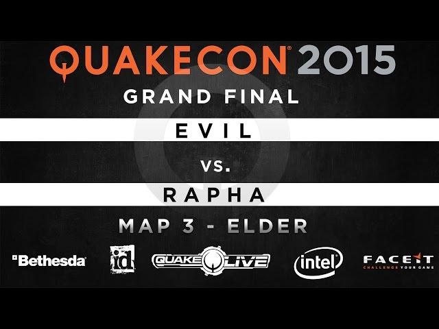 Evil vs. Rapha - GRAND FINALS - Map 3 - Elder (QUAKECON 2015 DUEL)