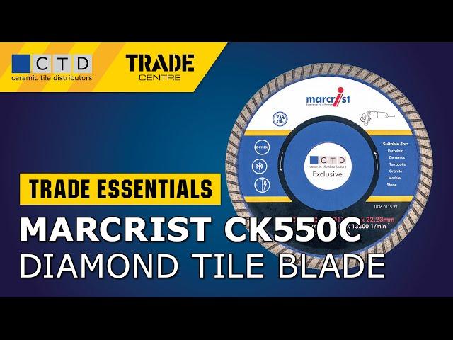 Marcrist CK550C Turbo Diamond Tile Blade