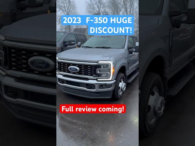 2023 Ford F-350 DRW Lariat Ultimate 6.7l powerstroke Diesel at a huge discount! Time to snag a deal!