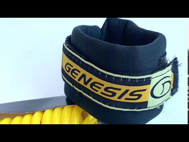 BS Bodyboard Shop | Leash de Bodyboard | Genesis Modelo Silver Pulso | Amarelo