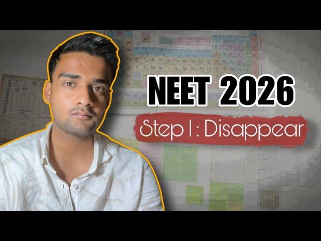 How To Prepare For NEET 2026 From Zero !