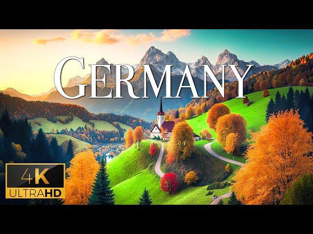 FLYING OVER GERMANY (4K Video UHD) - Peaceful Piano Music With Beautiful Nature Video For Relaxation