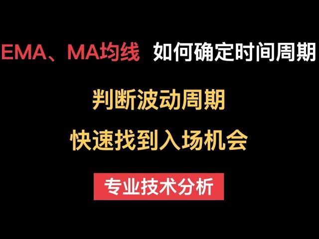 EMA、MA均线如何判断时间周期,  快速找到行情波动的周期