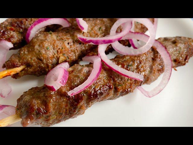 Kebab/ brochettes de viande hachée au barbecue recette simple et délicieuse