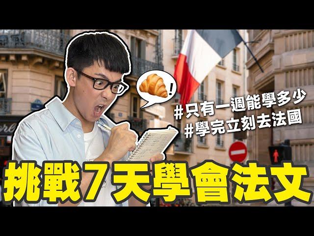 只用7天可以學會一個新的語言嗎?【挑戰法文】