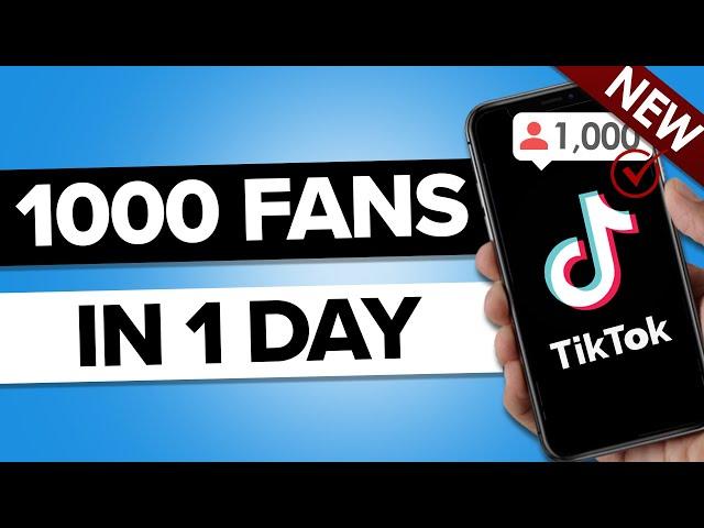 How To Gain 1000 Followers on TikTok in 8 Minutes (REAL TIKTOK FOLLOWERS)