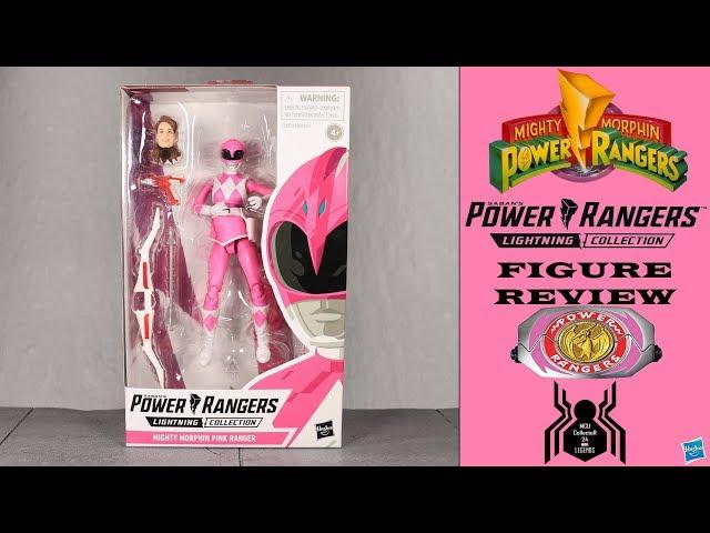 Hasbro Power Rangers Lightning Collection MMPR PINK RANGER Figure Review