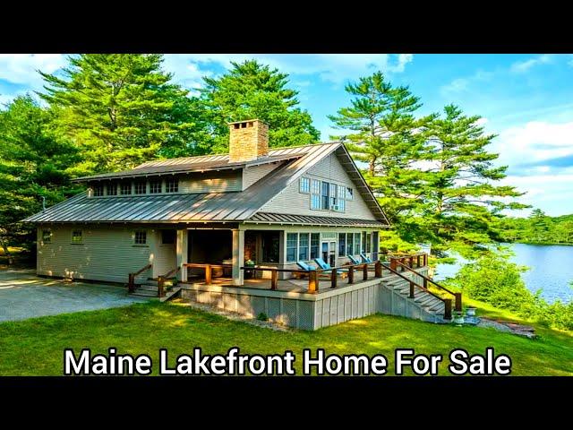 Maine Lakefront Homes For Sale | Maine Luxury Homes For Sale | Maine Real Estate | 4bd | 4ba