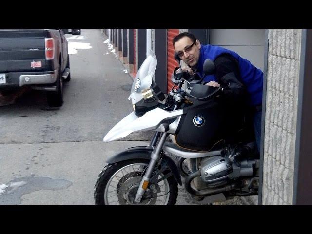 BMW 1150GS Out of Storage and Out of Gas