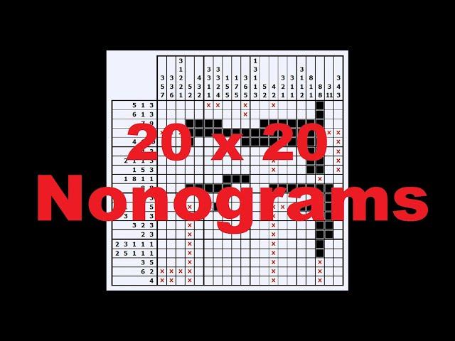 Solving 20x20 Nonograms