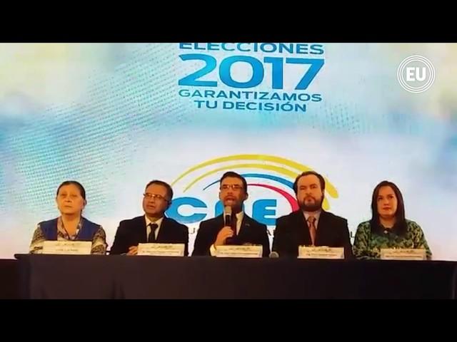 Con 99,65 % de votos escrutados, CNE declara ganador a Lenín Moreno