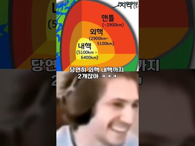 지구의 핵은 2개가 아니다.