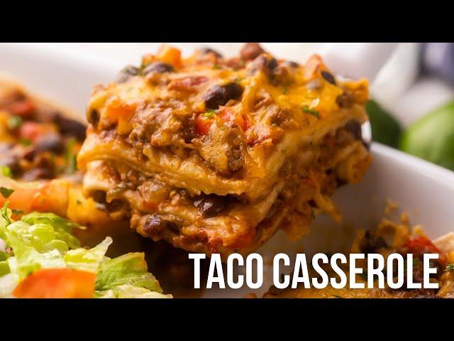 Taco Casserole l The Recipe Rebel