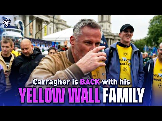 Jamie Carragher drinks AGAIN with his Dortmund family!  | UCL Today | CBS Sports Golazo