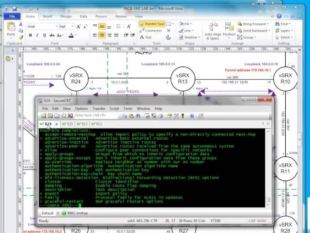 JUNOS JNCIE BGP PATHSELECTION 6-MED part 1