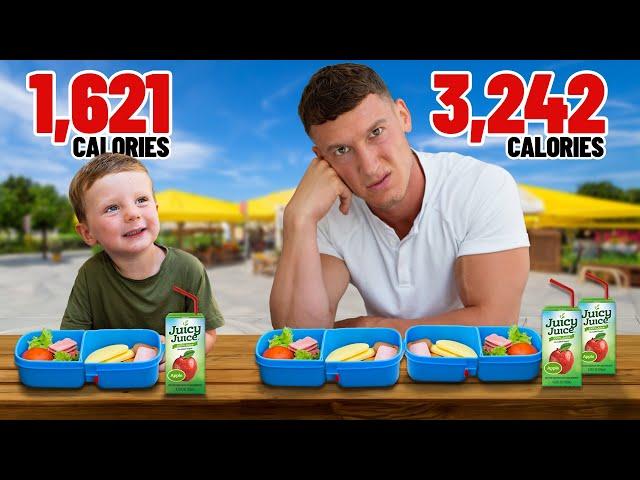 I ate DOUBLE my son's diet for a day