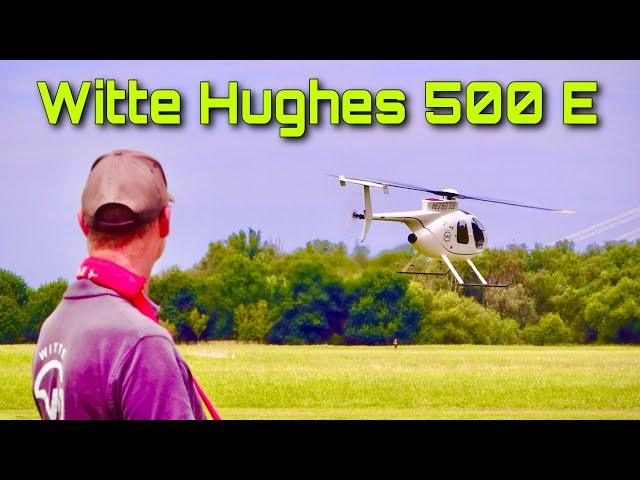 XXL WITTE HUGHES 500 E | Full Carbon Turbine RC Helicopter Flight Demonstration