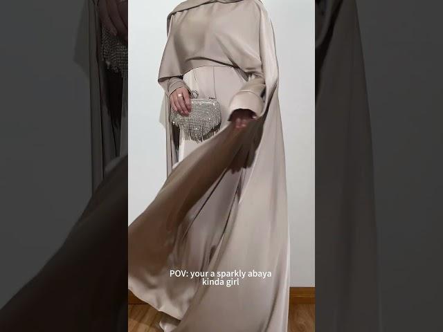 beauty and practicality #abaya #muslimahwear #hijab #muslimah #abayamodern #modestfashion #muslim