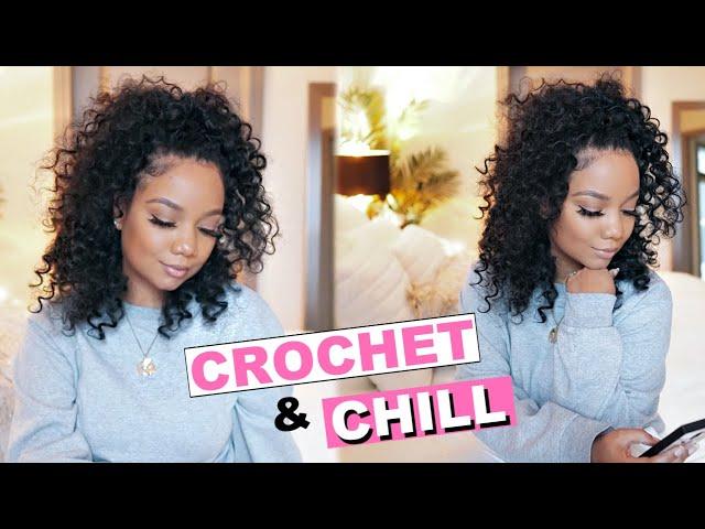 PROTECTIVE STYLE FOR NATURAL HAIR: QUICK CROCHET W/ TRENDY TRESSES GODDESS CURL