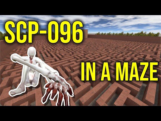 SCP-096 IN MAZE! (gmod scp)