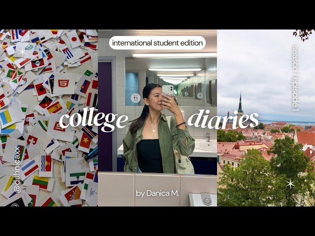 college diaries: my first week as an international student  tallinn university,back to school vlog