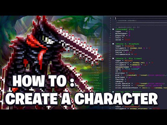 How to make a MUGEN Character Part 1: IMPROVING THE AI M.U.G.E.N. Character Creation Tutorial