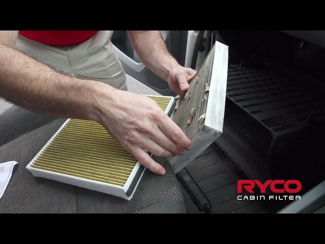 How to fit a RCA227M Ryco cabin air filter