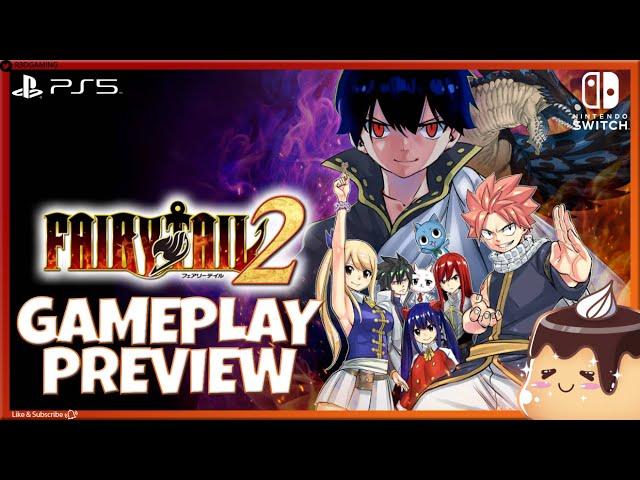 FAIRY TAIL 2 Nintendo Switch STORY GAMEPLAY WALKTHROUGH PREVIEW #2 - PS5 Gameplay #2