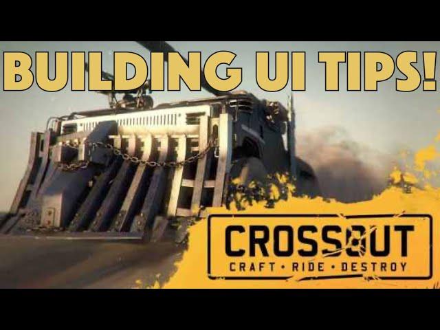 Crossout Building UI Tips