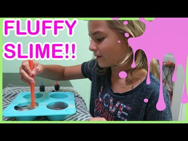 MAKING FLUFFY SLIME CUPCAKES!