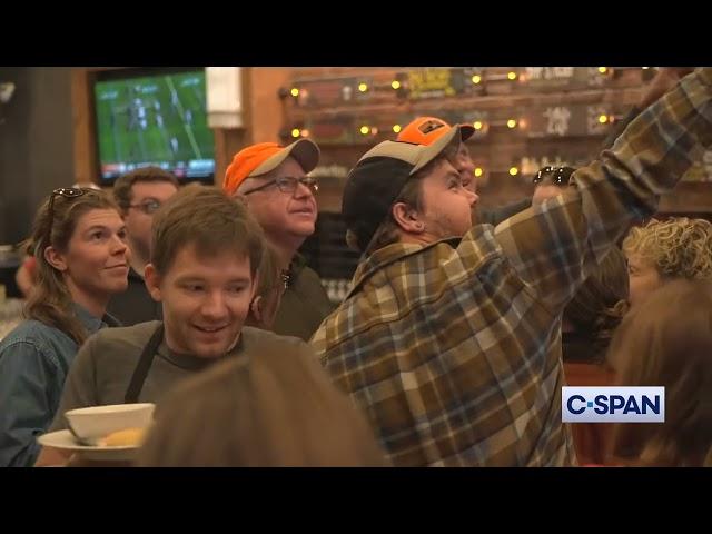 TIM WALZ coffee shop after pheasant hunting season in Sleepy Eye Brown County Minnesota (10-12-2024)