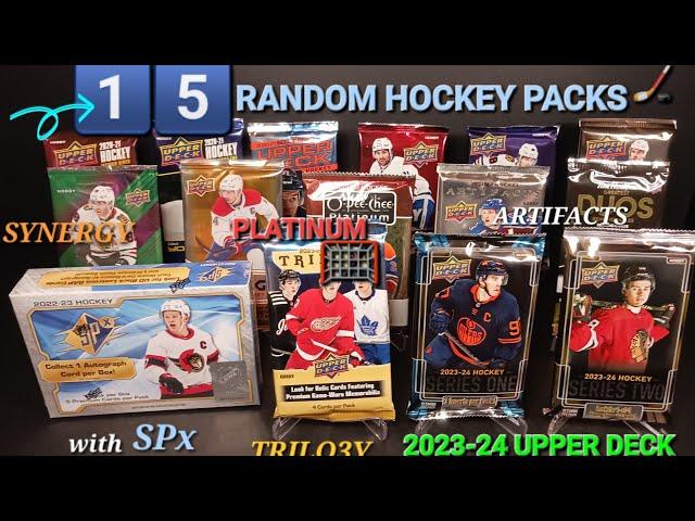 NOT JUST THE OILERS ARE ON THE BRINK! 15 RANDOM HOCKEY PACKS FROM 2023-24 THRU 2020-21#hockeycards