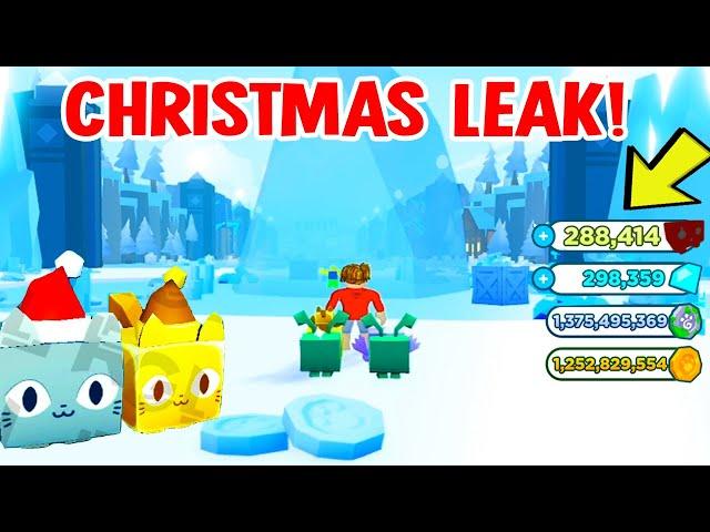 NEW CHRISTMAS *LEAKS* SNOW PET WINTER EVENT in Pet Simulator X