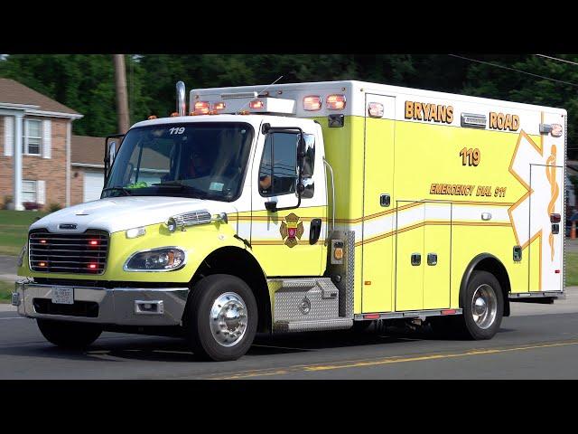 Bryans Road Volunteer Fire Department Ambulance 119 Responding