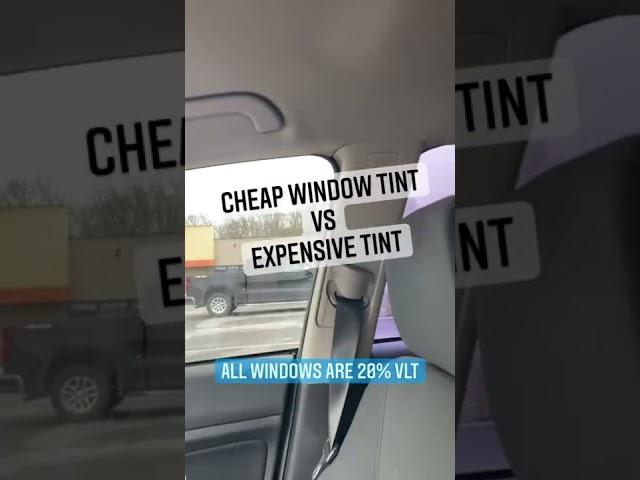 Cheap Window Tint vs Expensive Tint