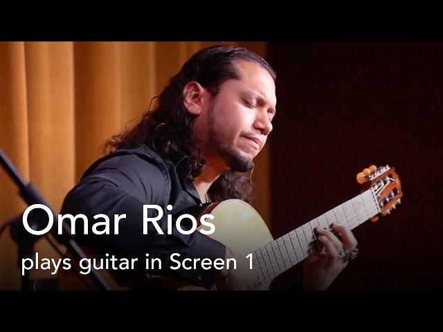 Omar Rios Performance before La hija de todas las rabias