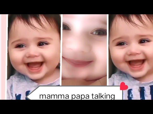 cute and funny baby's ️ papa mamma love️ talking #papalovers #cute #baby #funnymonkey