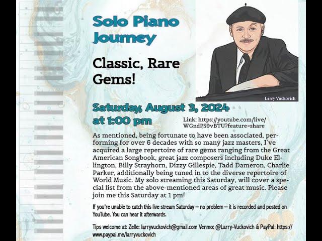 Classic, Rare Gems! Saturday August 3, 2024 at 1:00 pm