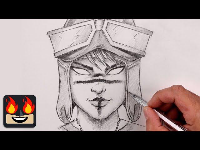 How To Draw Renegade Raider | Fortnite OG