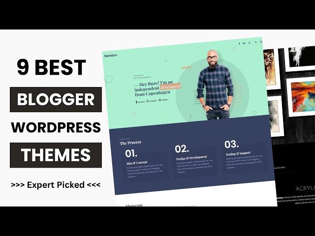9 Best WordPress Themes for Bloggers 2025 | Responsive Wordpress Themes
