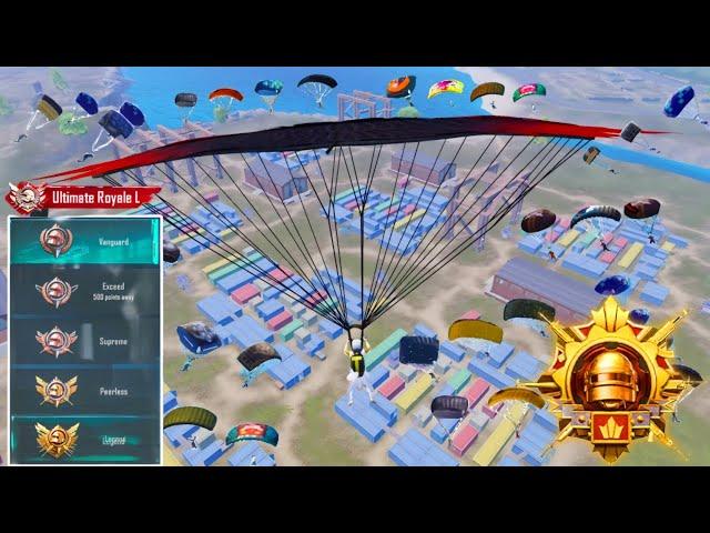 Omg!! ALL CONQUEROR PLAYERS LANDED in ULTIMATE ROYALE  TOP 15 RANK  I PUBG Mobile Bgmi