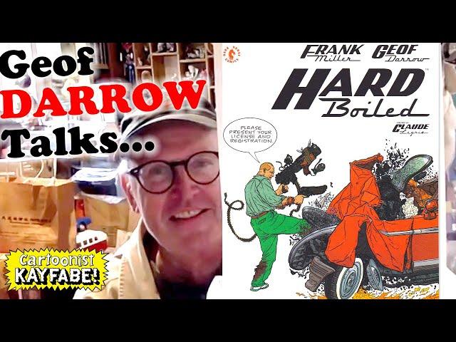 Geof Darrow on The MAKING of Hardboiled, his 90s graphic novel classic with Frank Miller