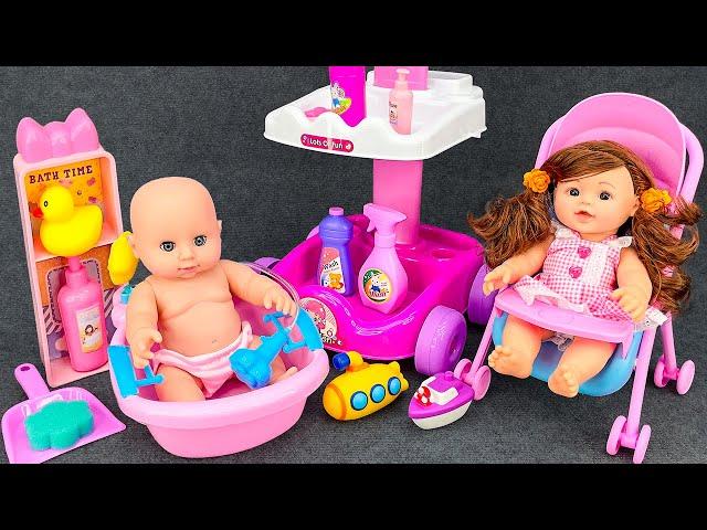 Satisfying with Unboxing Bunny House Toys Collection, Cute Doll Bathtub ASMR | Review Toys