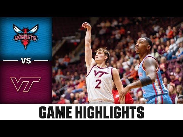 Delaware State vs. Virginia Tech Game Highlights | 2024-25 ACC Men's Basketball