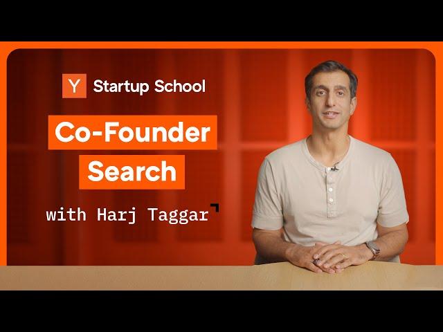 How To Find A Co-Founder | Startup School