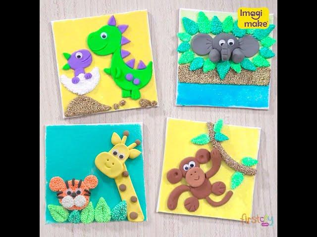 Imagi Make Clay Murals Jungle Kit