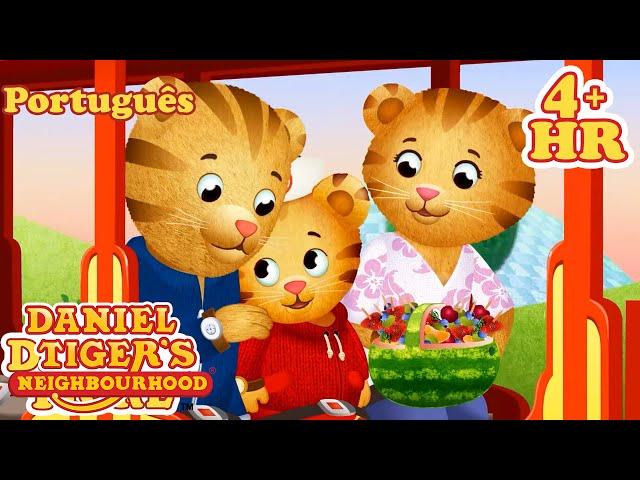 Daniel Tiger está grato pela comida (Episódios completos) | Daniel Tigre em Português