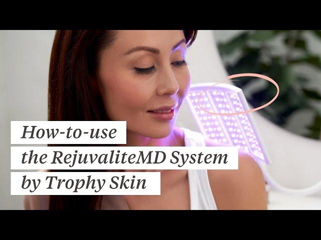 How-to-Use the RejuvaliteMD Red Light and Blue Light Therapy System